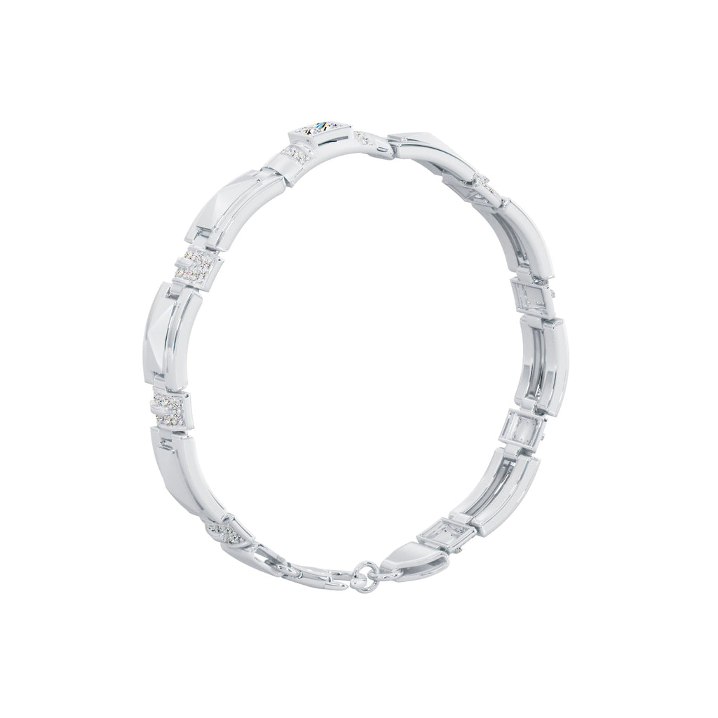 Obsidian Crest Bracelet