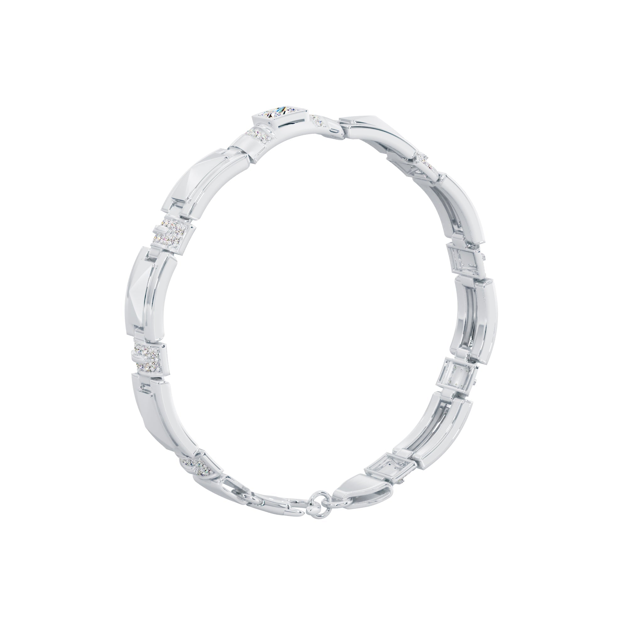 Obsidian Crest Bracelet