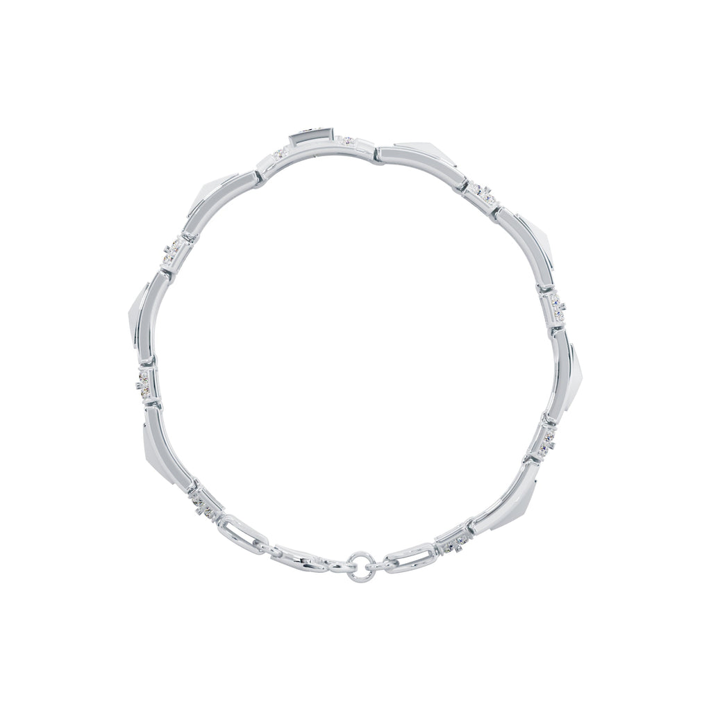 Obsidian Crest Bracelet