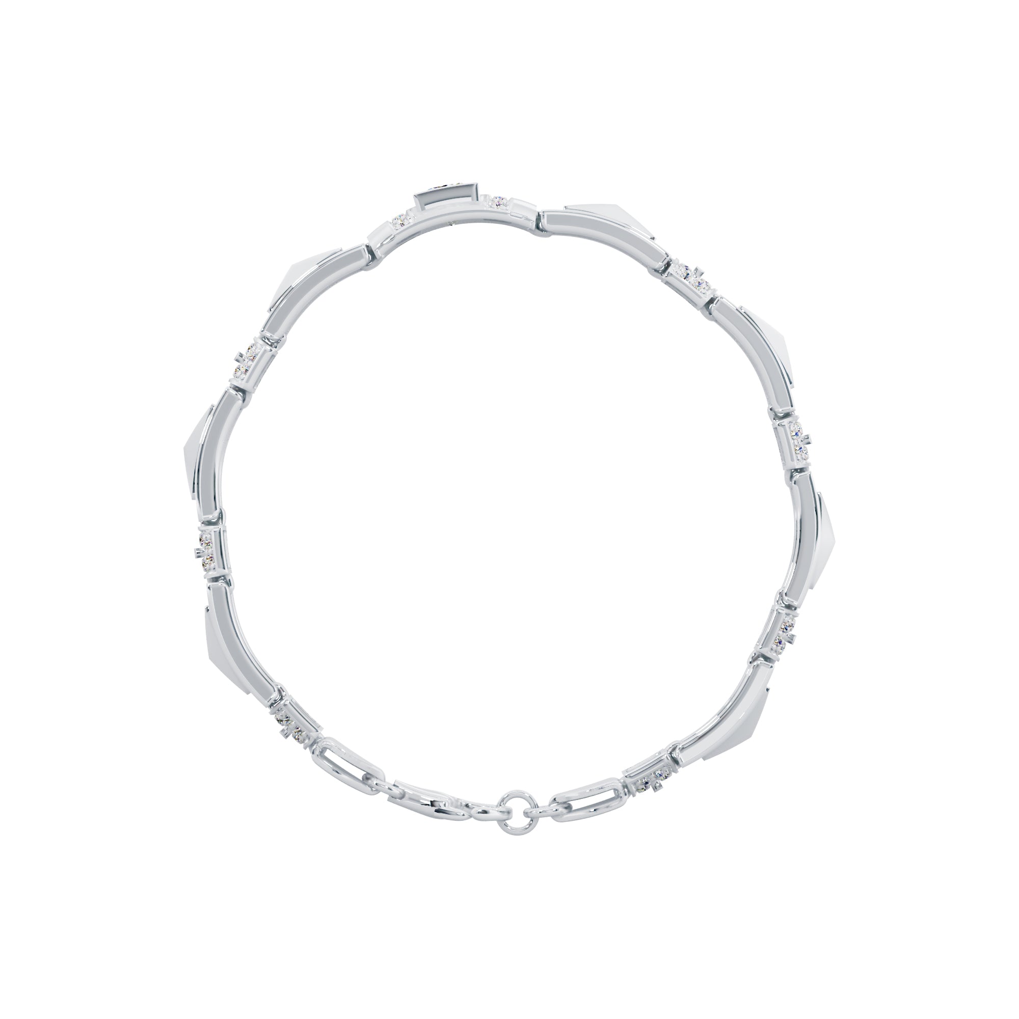Obsidian Crest Bracelet