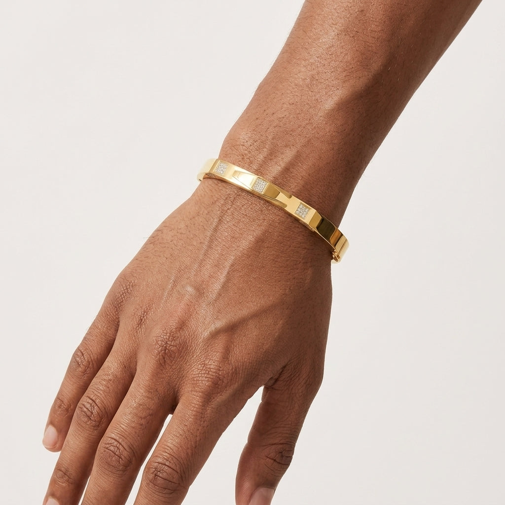 Platinum Crest Bracelet