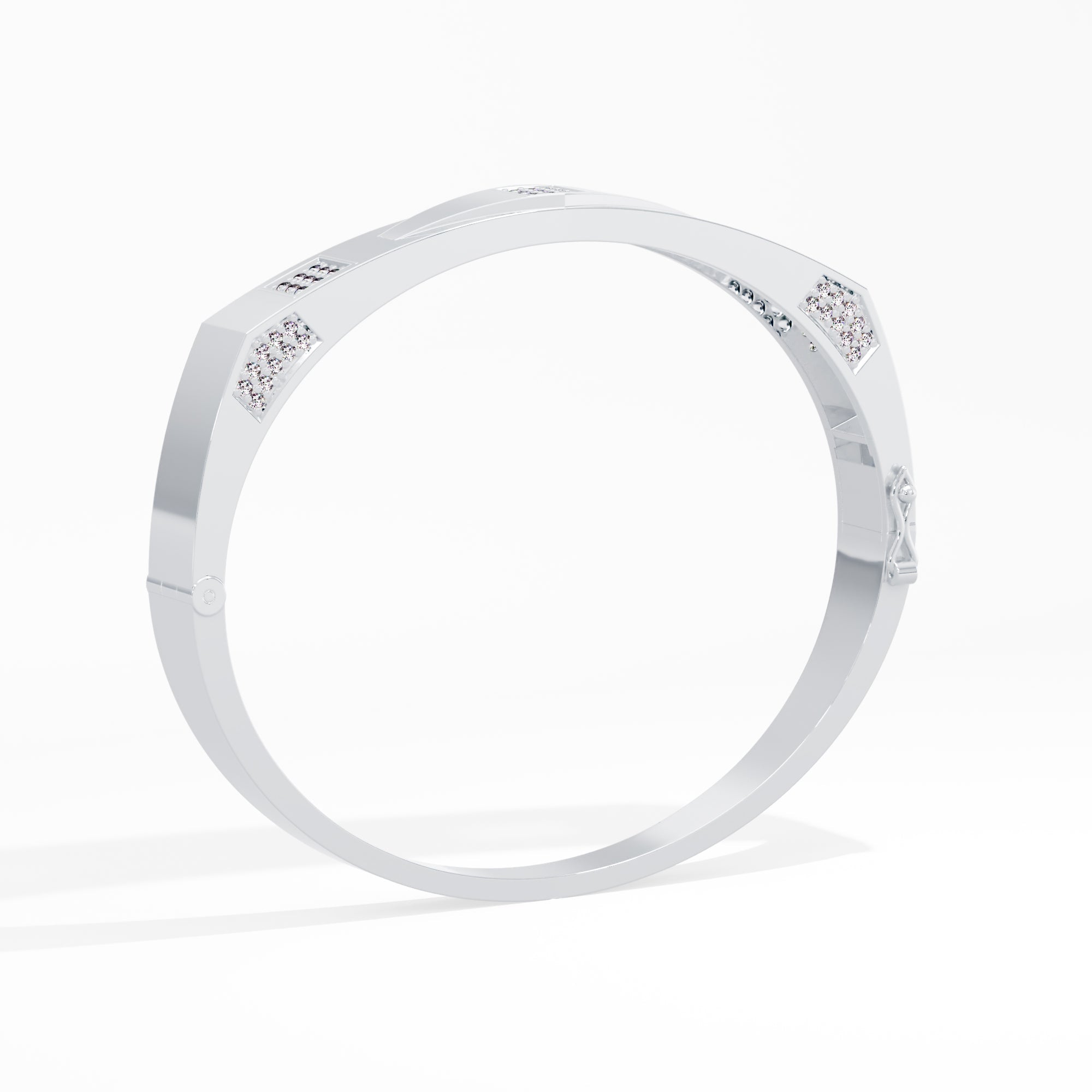 Platinum Crest Bracelet
