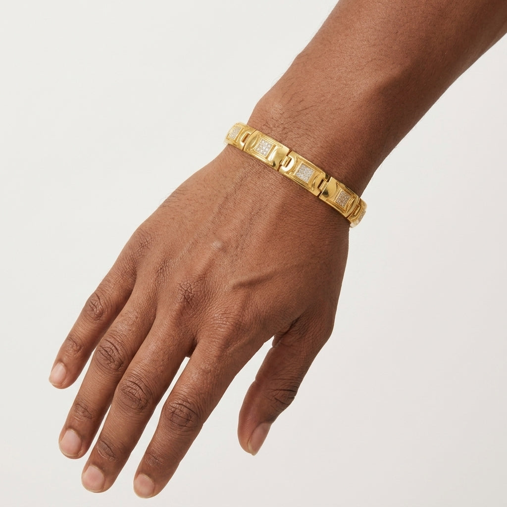 Sterling Crown Bracelet