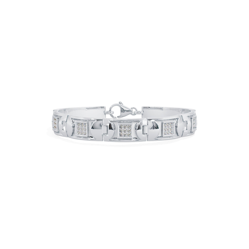 Sterling Crown Bracelet