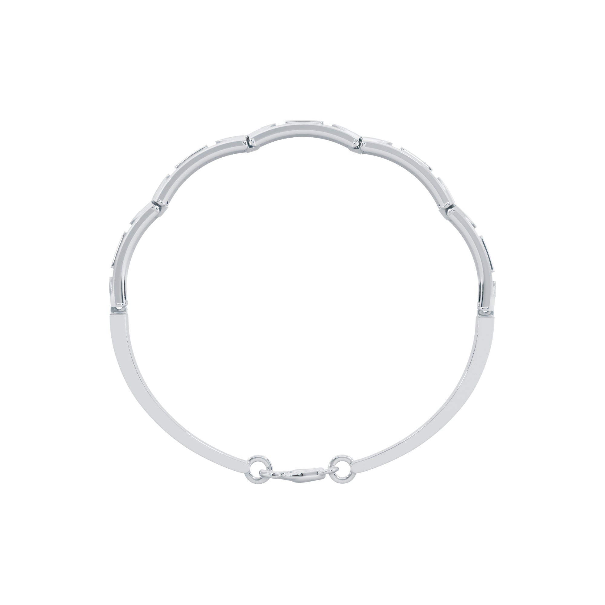 Sterling Crown Bracelet
