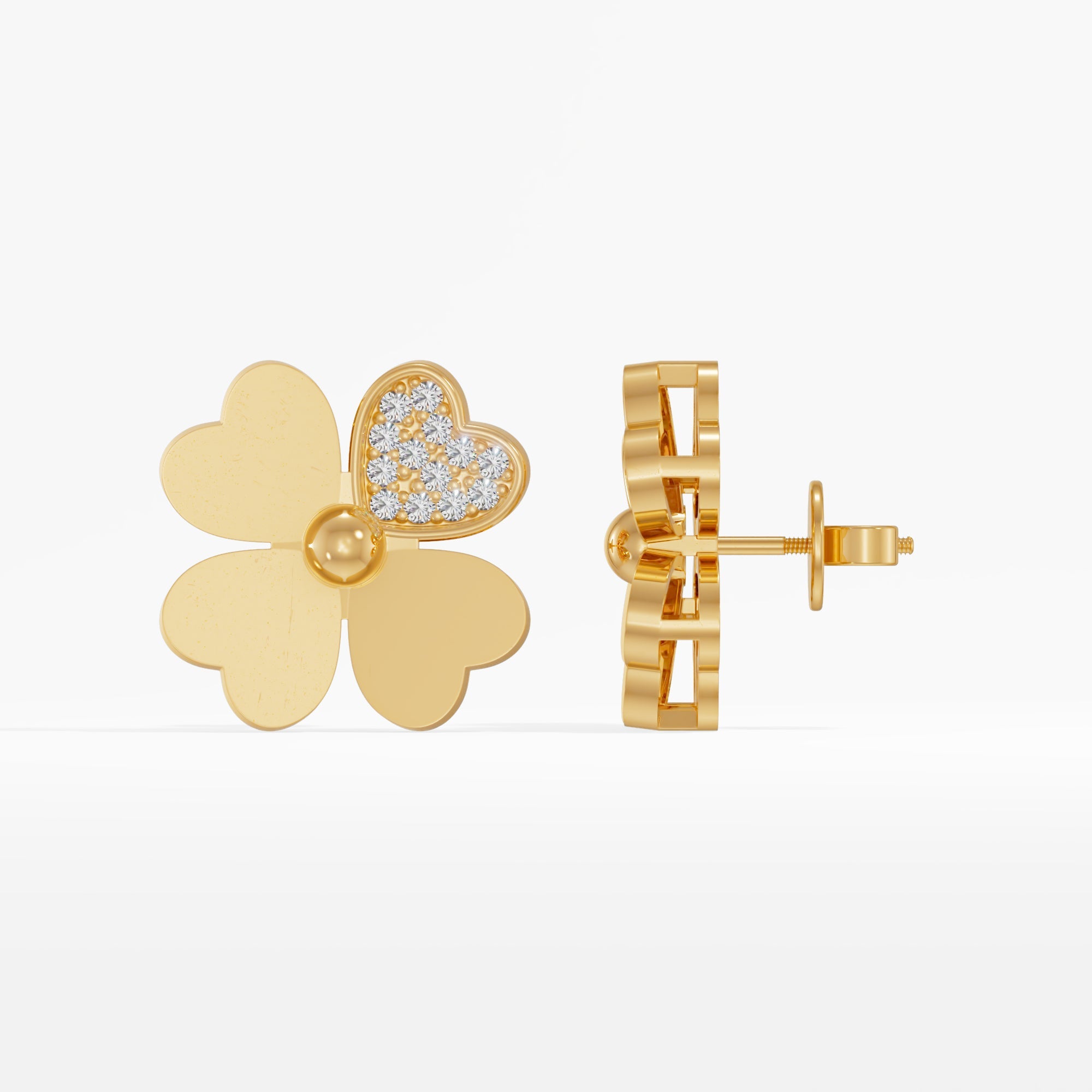 Rose Sheen Earrings