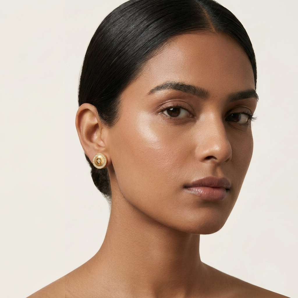 Golden Contour Earrings