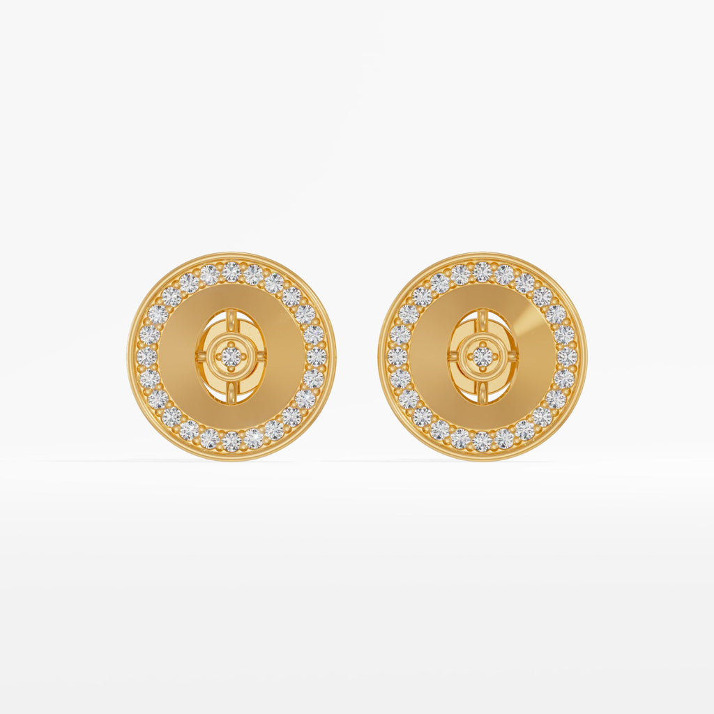 Golden Contour Earrings