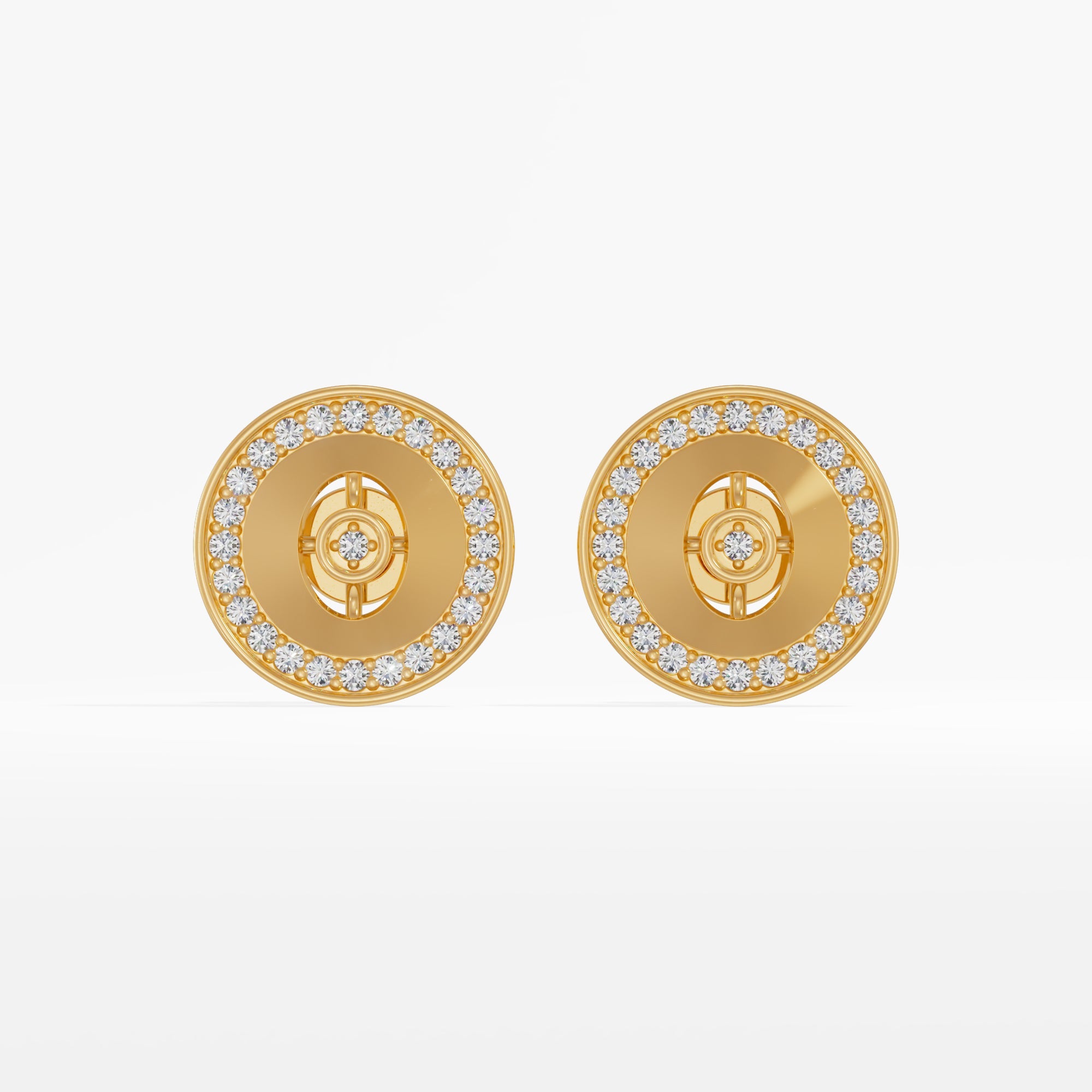 Golden Contour Earrings