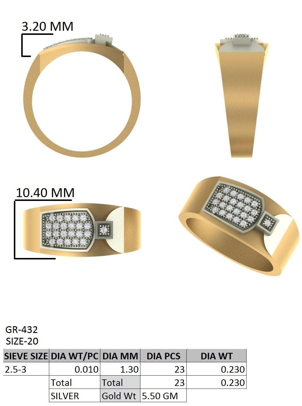 Mark Noble Ring