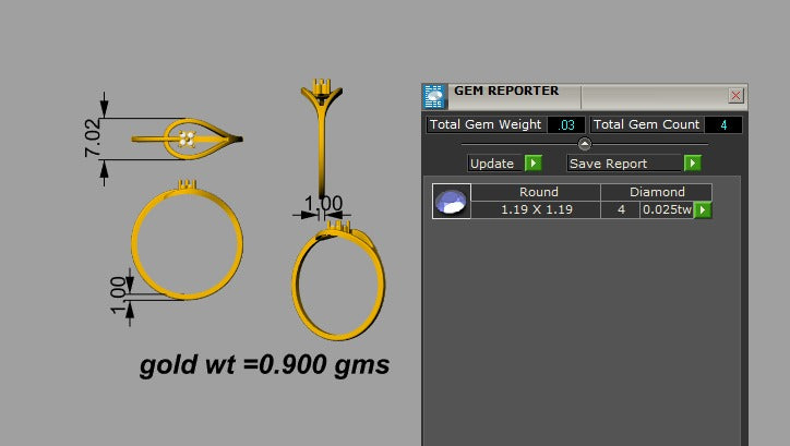 Aestelle Band Ring