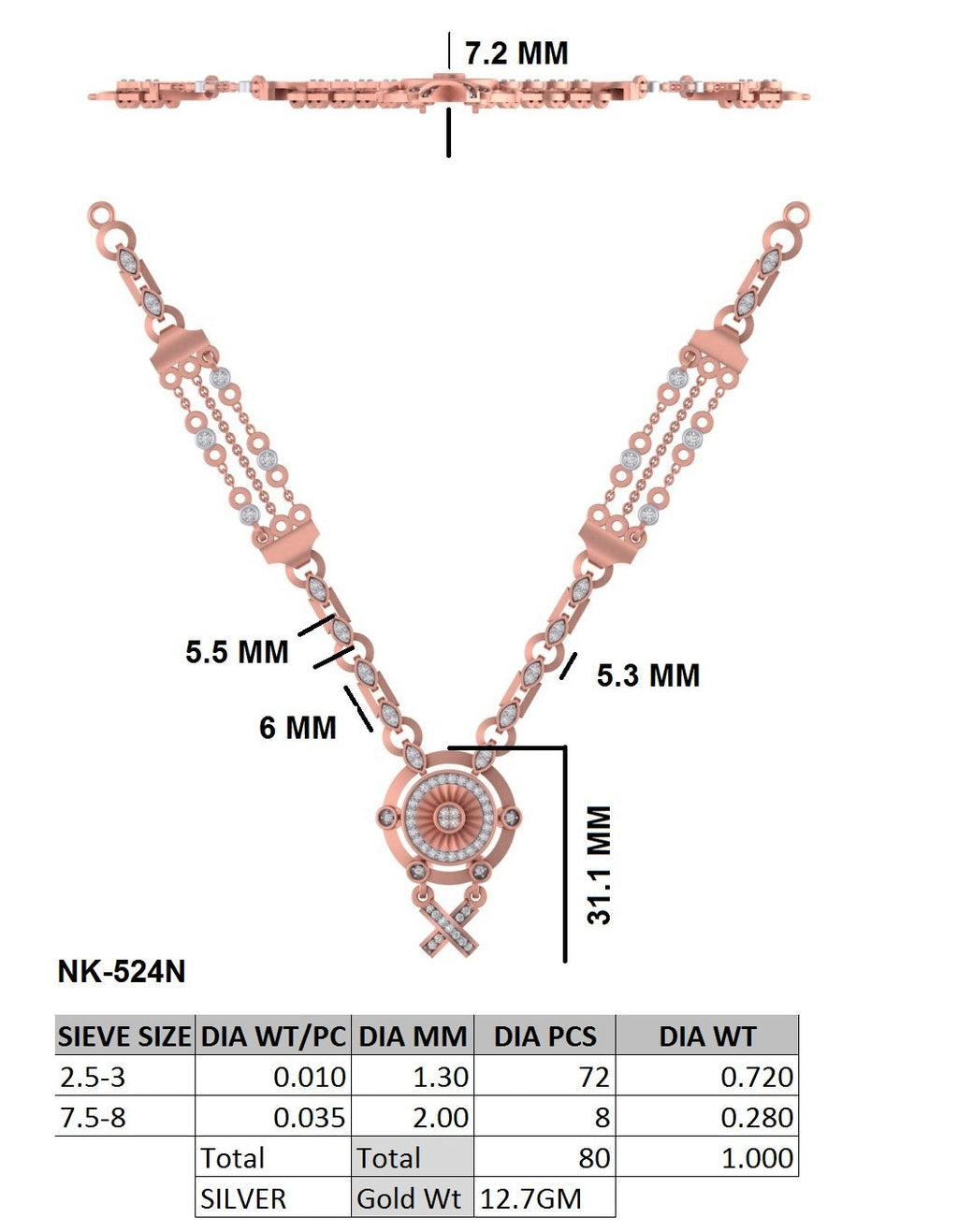 Mariel Emblem Necklace
