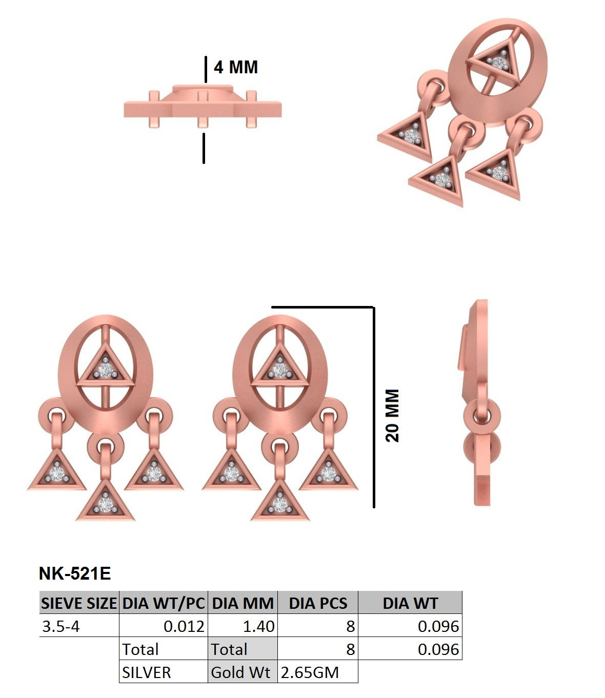 Calira Contour Earrings