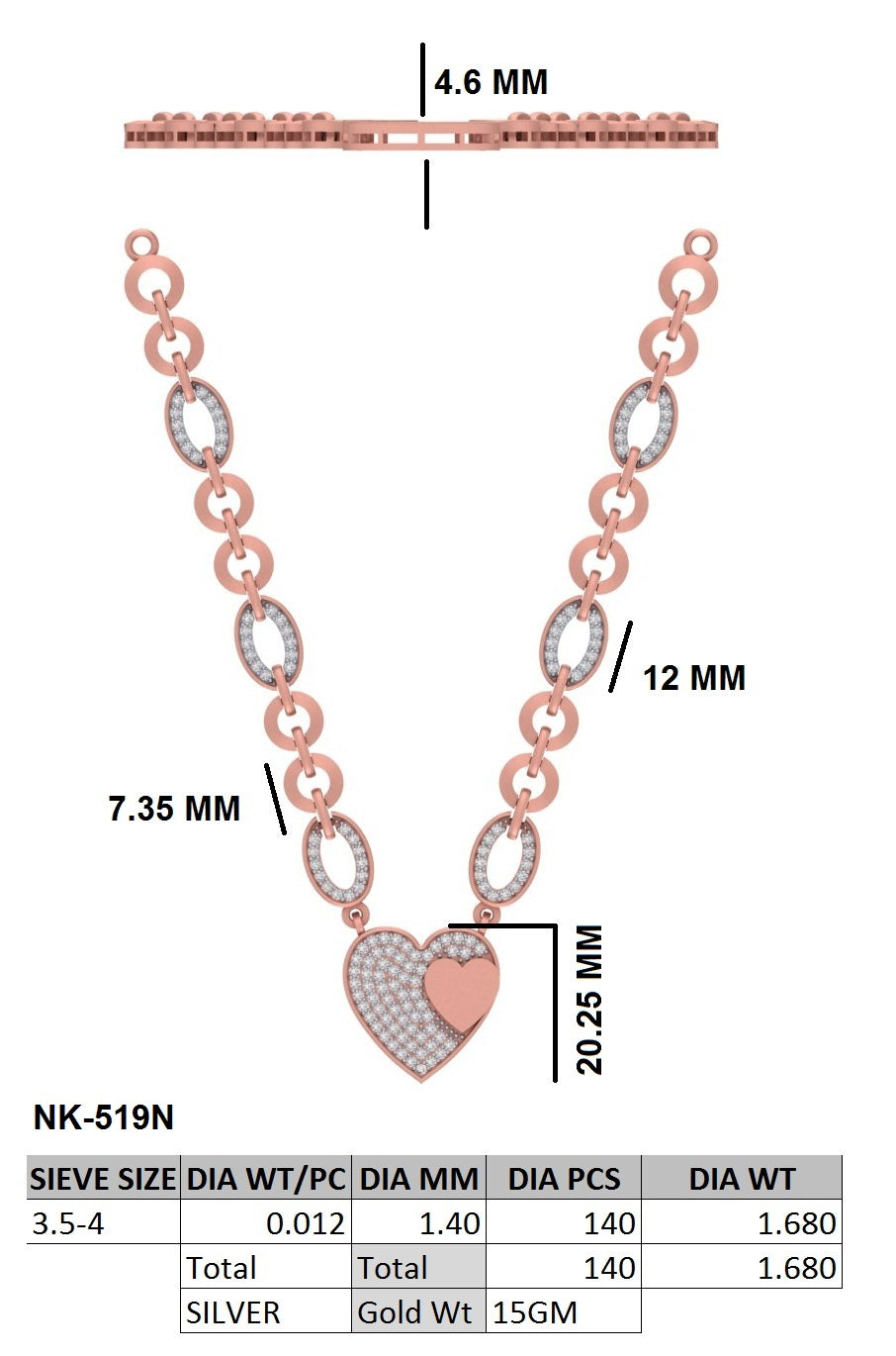Valenor Heartly Necklace