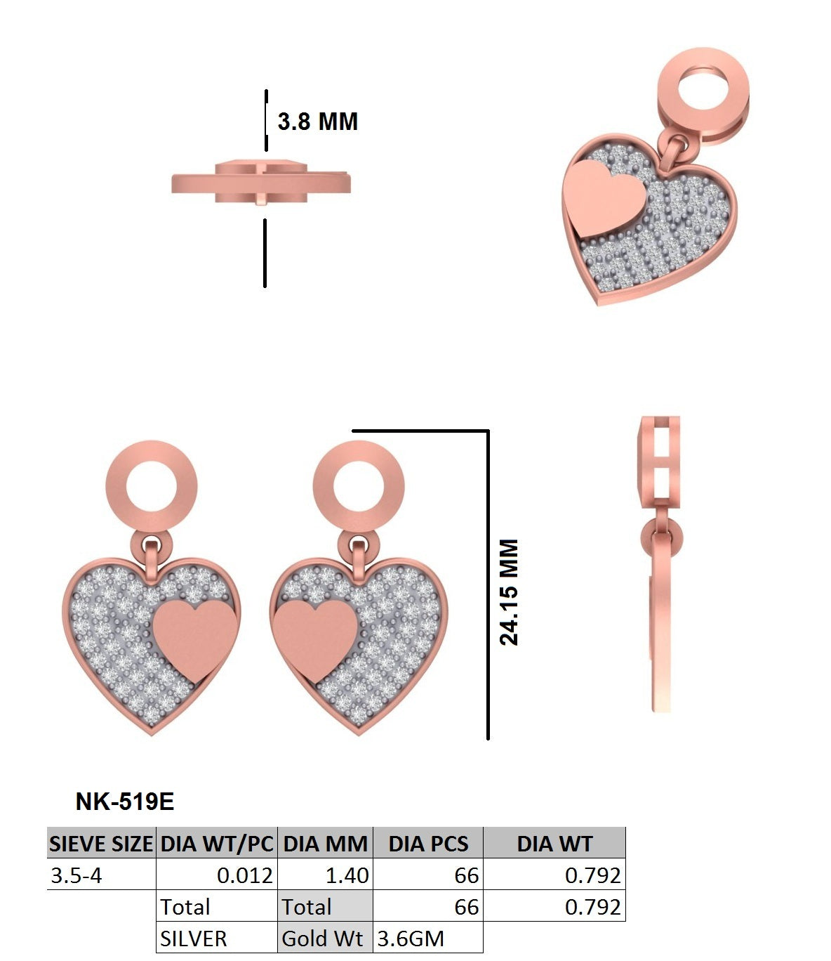 Valenor Heartly Earrings