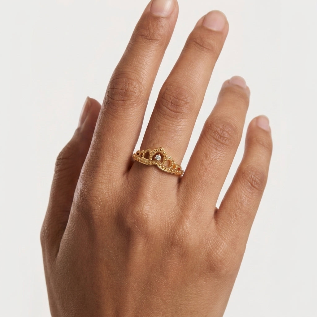 Velvet Crown Ring